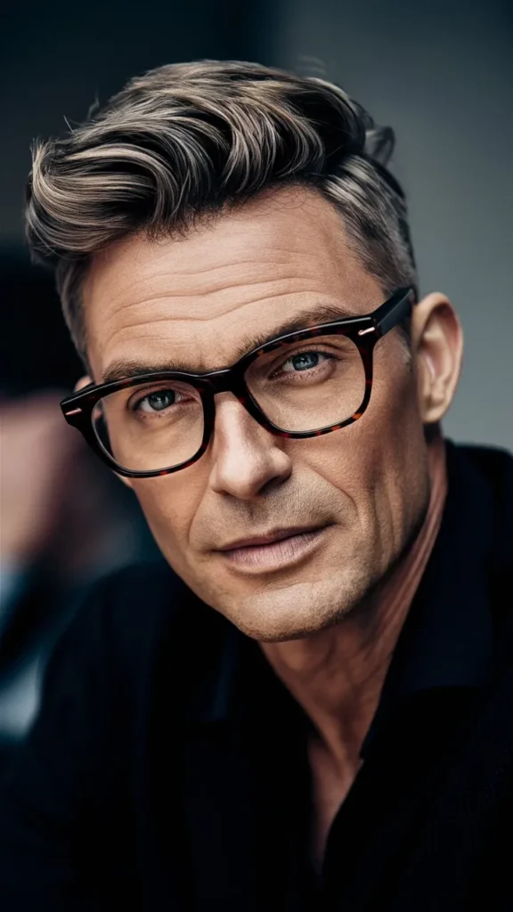 30+ Images of Short Wavy Hair Men with Glasses: Trendy Styles for 2024