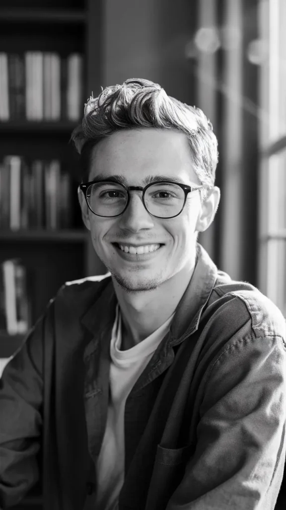 30+ Images of Short Wavy Hair Men with Glasses: Trendy Styles for 2024