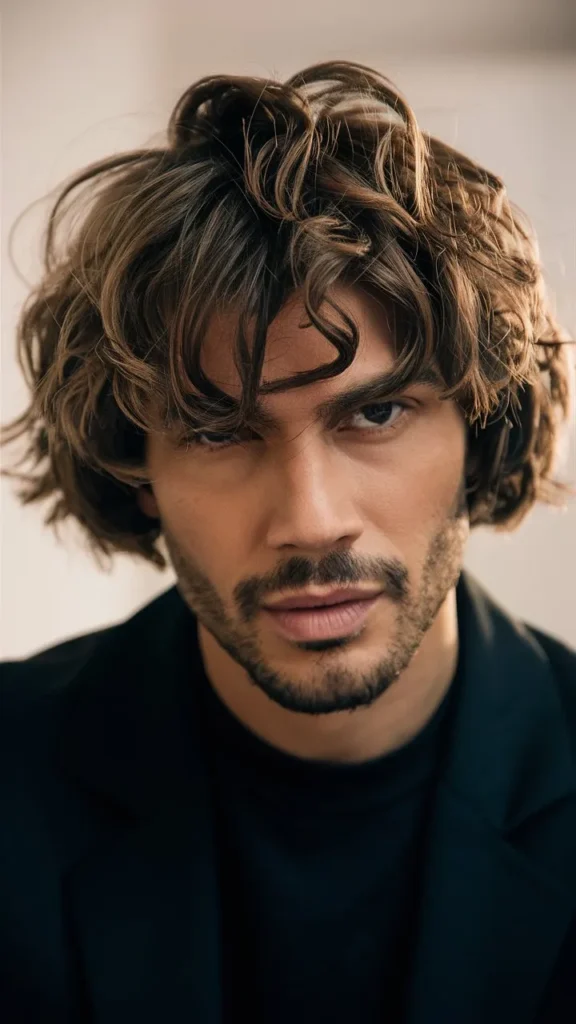 30+ Images of Short Curly Bob Hairstyles with Messy Curls and Wavy Hair for Men