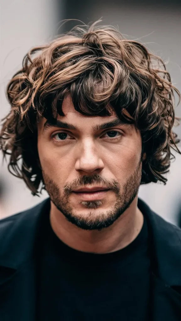 30+ Images of Short Curly Bob Hairstyles with Messy Curls and Wavy Hair for Men