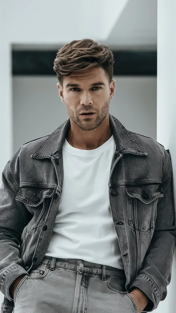 30+ Images of Short Wavy Brown Hair Aesthetic Men: Stylish Hairstyles to Try Now