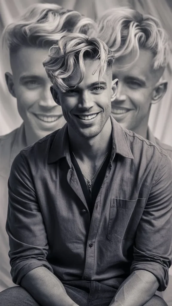 30+ Images of Wavy Blonde Short Hair Men: Trendy Styles for a Bold Look