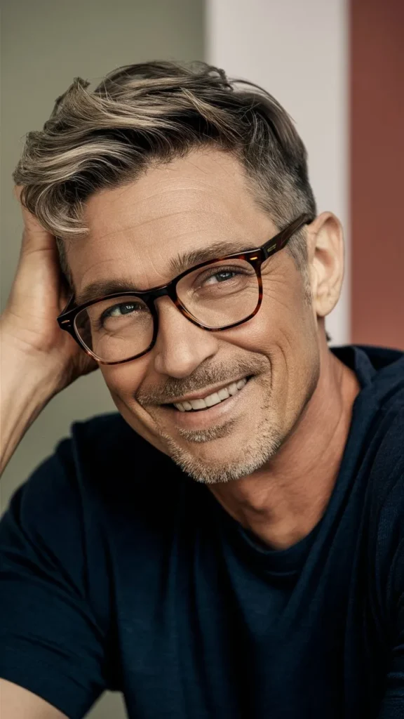 30+ Images of Short Wavy Hair Men with Glasses: Trendy Styles for 2024