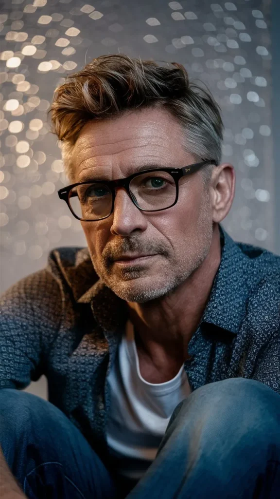 30+ Images of Short Wavy Hair Men with Glasses: Trendy Styles for 2024