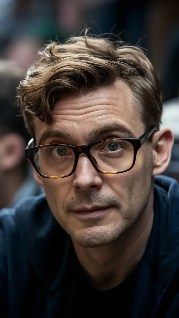 30+ Images of Short Wavy Hair Men with Glasses: Trendy Styles for 2024