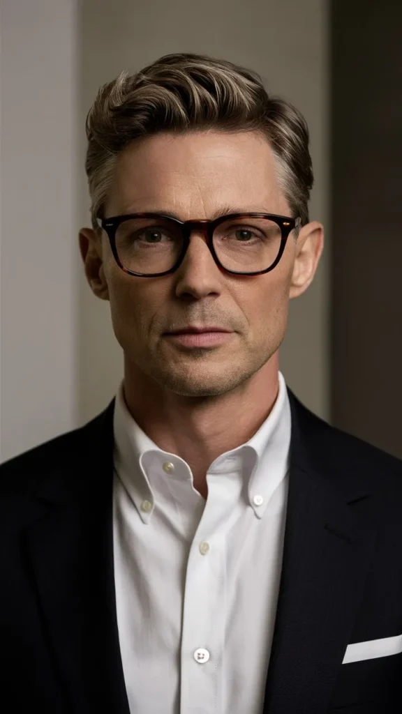 30+ Images of Short Wavy Hair Men with Glasses: Trendy Styles for 2024