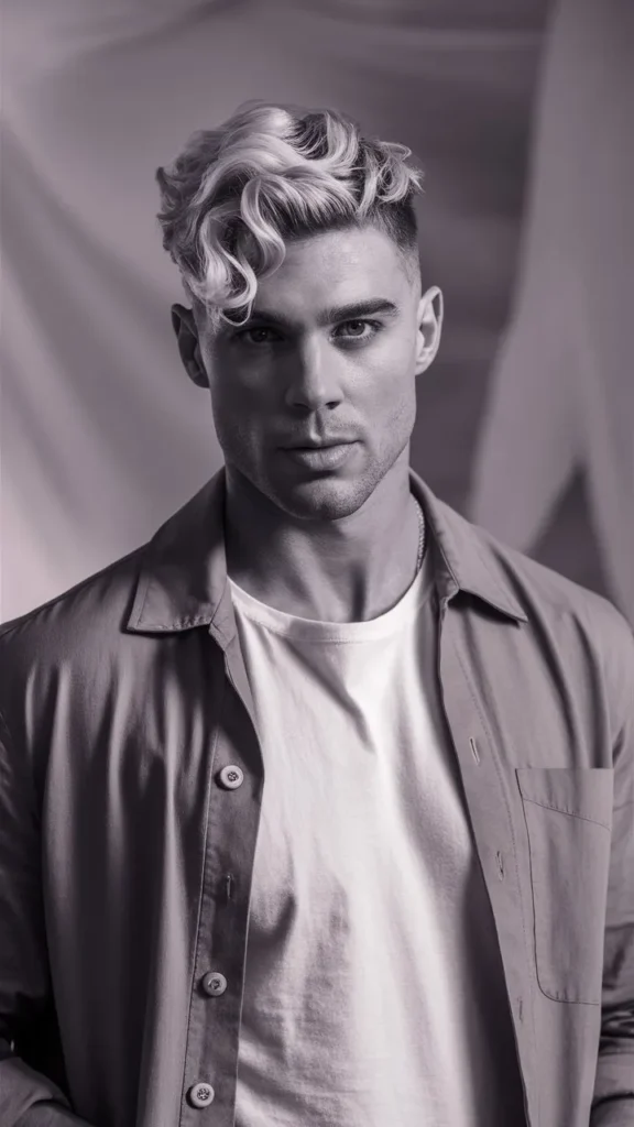 30+ Images of Wavy Blonde Short Hair Men: Trendy Styles for a Bold Look