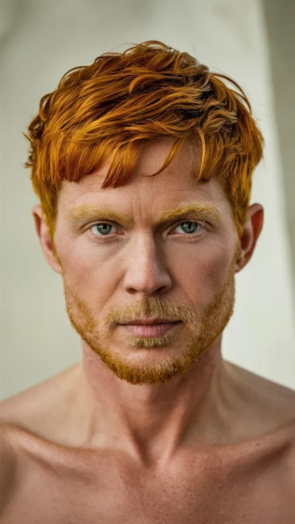 30+ Images of Short Wavy Ginger Hair for Men: Trendy Hairstyles for a Bold Look