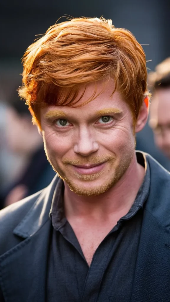 30+ Images of Short Wavy Ginger Hair for Men: Trendy Hairstyles for a Bold Look