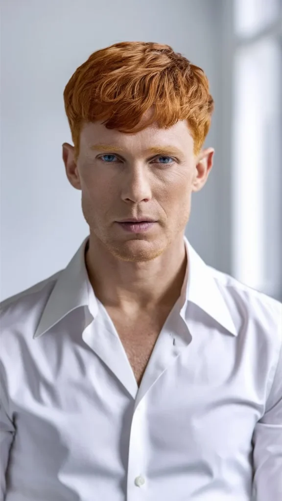 30+ Images of Short Wavy Ginger Hair for Men: Trendy Hairstyles for a Bold Look