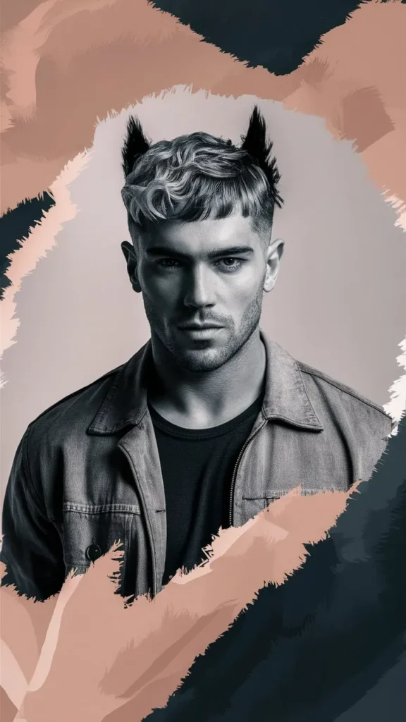 30+ Images of Wolf Cut Short Wavy Hair for Men: Trending Styles You Can't Miss