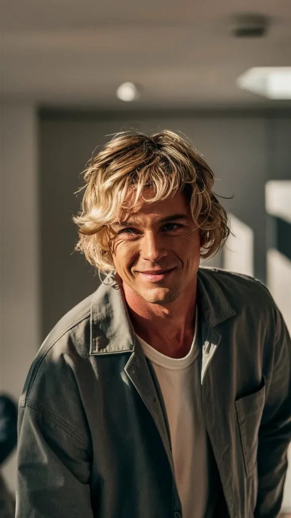 30+ Images of Wavy Blonde Short Hair Men: Trendy Styles for a Bold Look