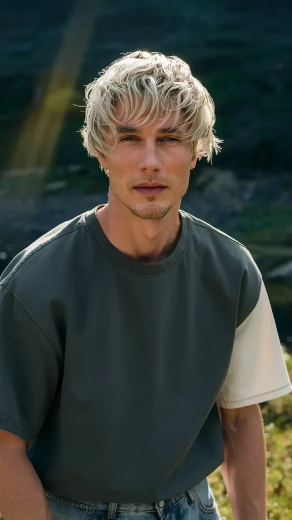 30+ Images of Wavy Blonde Short Hair Men: Trendy Styles for a Bold Look