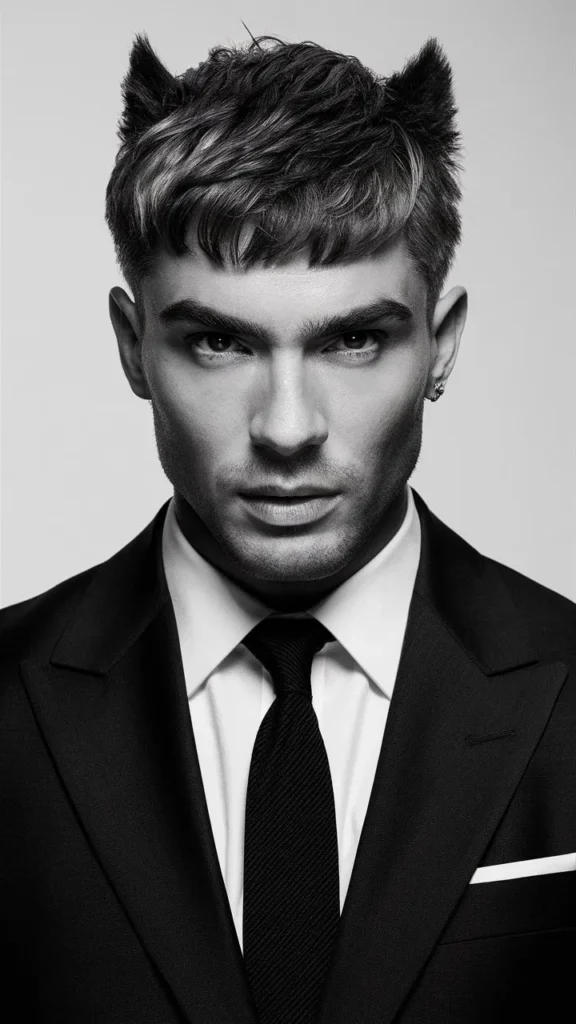 30+ Images of Wolf Cut Short Wavy Hair for Men: Trending Styles You Can't Miss