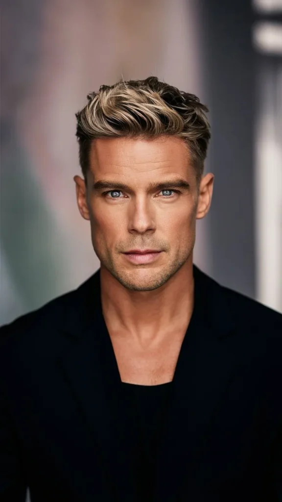 30+ Images of Wavy Blonde Short Hair Men: Trendy Styles for a Bold Look