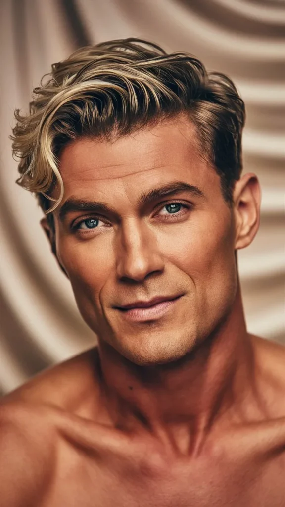 30+ Images of Wavy Blonde Short Hair Men: Trendy Styles for a Bold Look