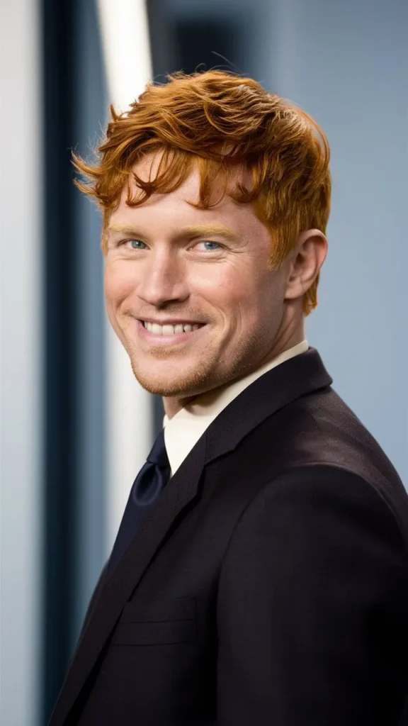 30+ Images of Short Wavy Ginger Hair for Men: Trendy Hairstyles for a Bold Look