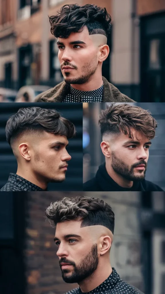 30+ Hairstyles for Men with Curly Hair, Short Wavy Bangs: Trendy Looks to Try