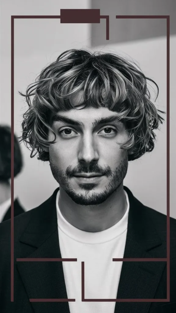 30+ Images of Short Curly Bob Hairstyles with Messy Curls and Wavy Hair for Men