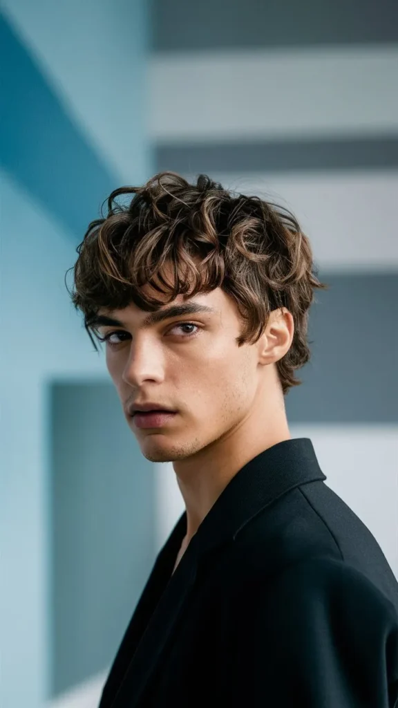 30+ Images of Short Curly Bob Hairstyles with Messy Curls and Wavy Hair for Men