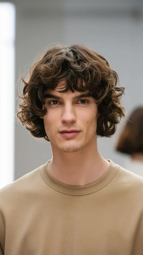 30+ Images of Short Curly Bob Hairstyles with Messy Curls and Wavy Hair for Men