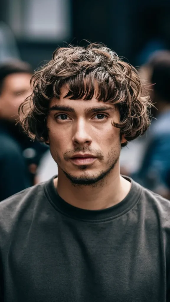 30+ Images of Short Curly Bob Hairstyles with Messy Curls and Wavy Hair for Men