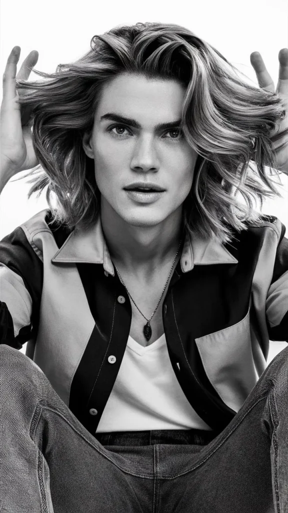 30+ Images of Middle Part Wavy Hair Men Short: Trendy Styles for Every Guy