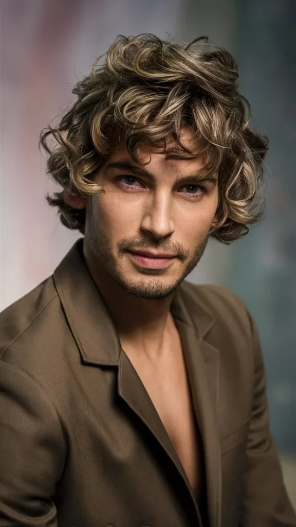 30+ Images of Short Curly Bob Hairstyles with Messy Curls and Wavy Hair for Men