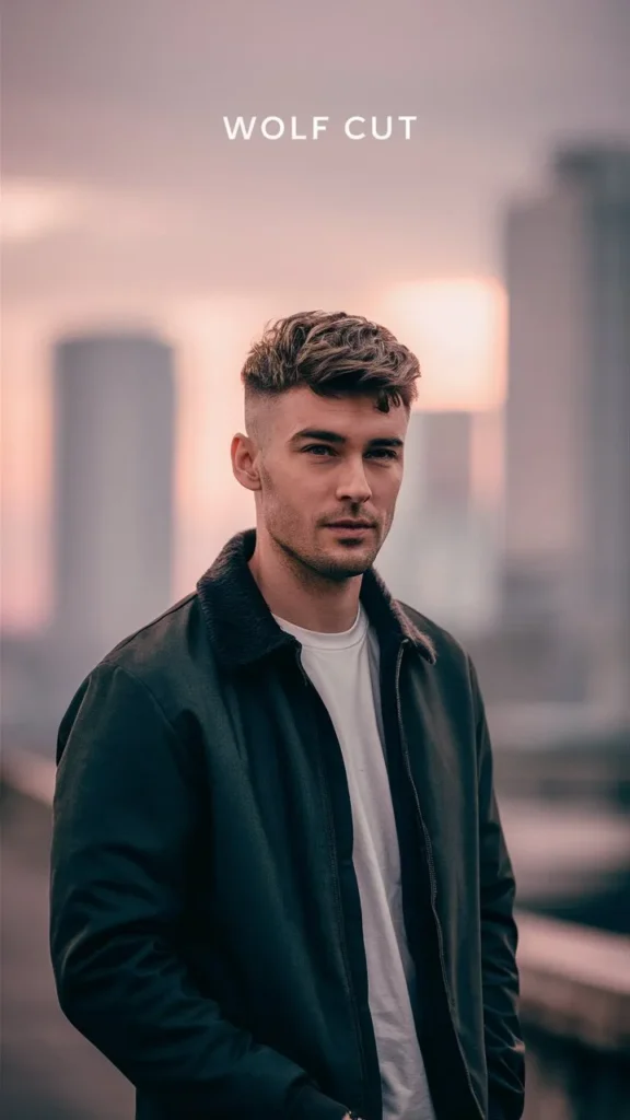 30+ Images of Wolf Cut Short Wavy Hair for Men: Trending Styles You Can't Miss