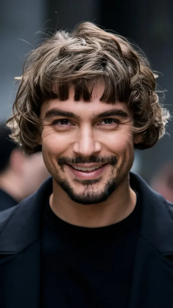 30+ Images of Short Curly Bob Hairstyles with Messy Curls and Wavy Hair for Men