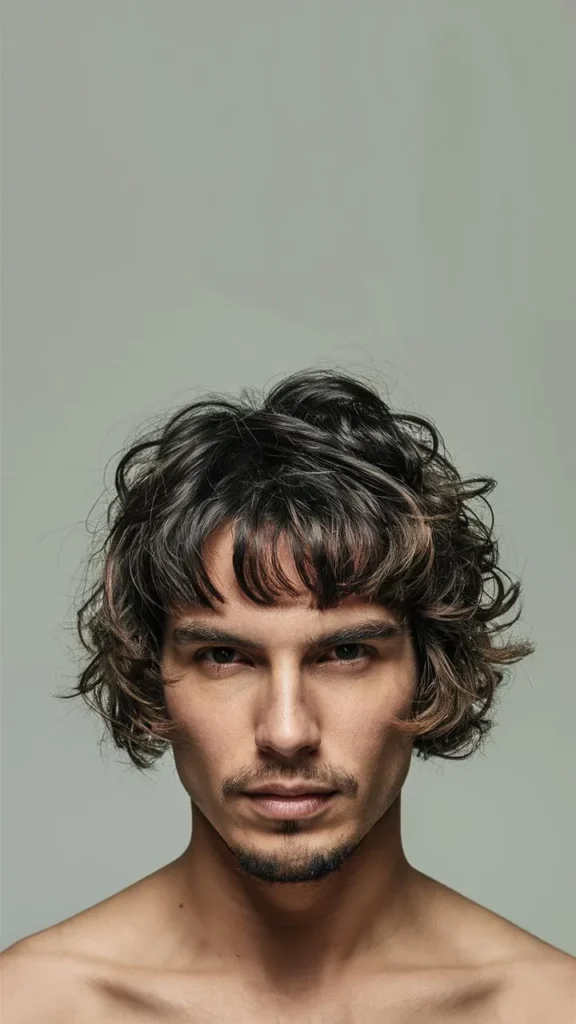 30+ Images of Short Curly Bob Hairstyles with Messy Curls and Wavy Hair for Men