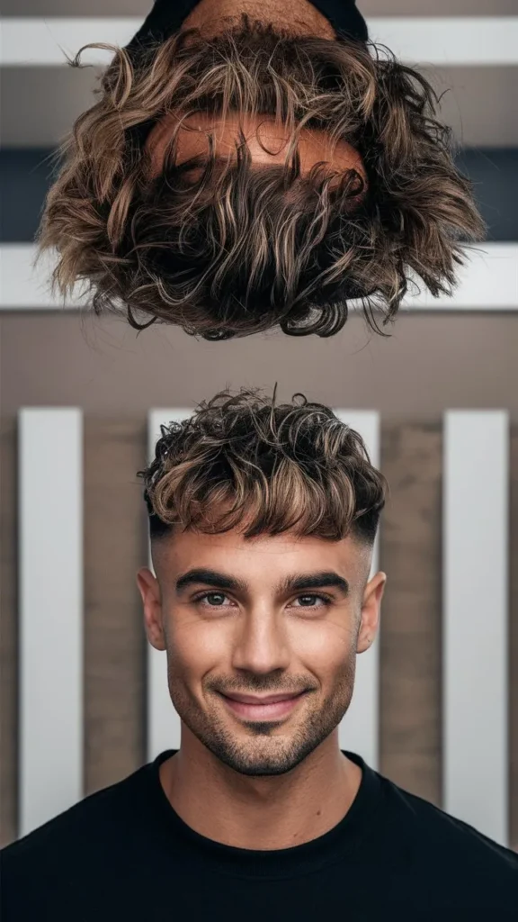 30+ Images of Short Curly Bob Hairstyles with Messy Curls and Wavy Hair for Men