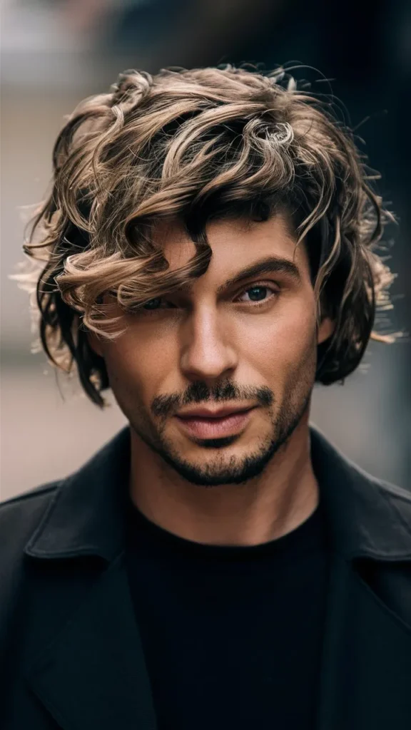 30+ Images of Short Curly Bob Hairstyles with Messy Curls and Wavy Hair for Men