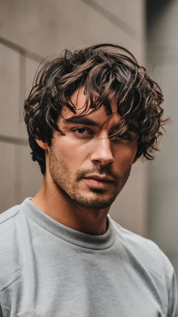 30+ Images of Short Curly Bob Hairstyles with Messy Curls and Wavy Hair for Men