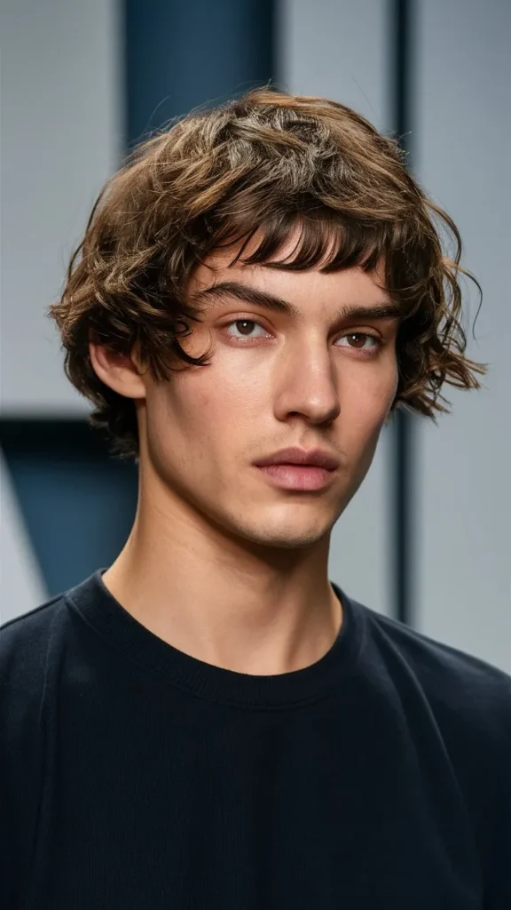 30+ Images of Short Curly Bob Hairstyles with Messy Curls and Wavy Hair for Men