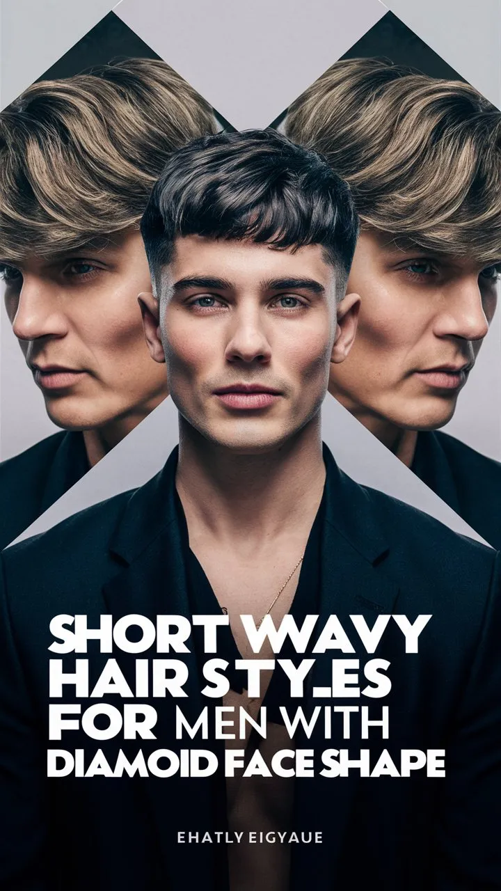 30+ Stunning Hairstyles for Men with Diamond Face Shape: Short & Wavy Hair Inspiration