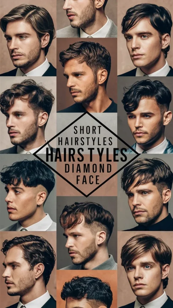 30+ Stunning Hairstyles for Men with Diamond Face Shape: Short & Wavy Hair Inspiration