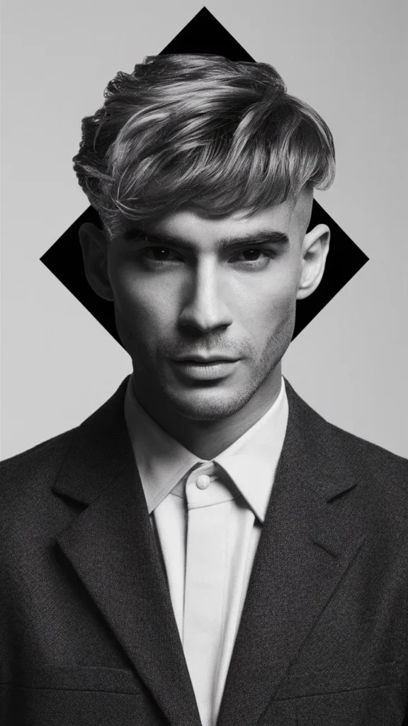 30+ Stunning Hairstyles for Men with Diamond Face Shape: Short & Wavy Hair Inspiration