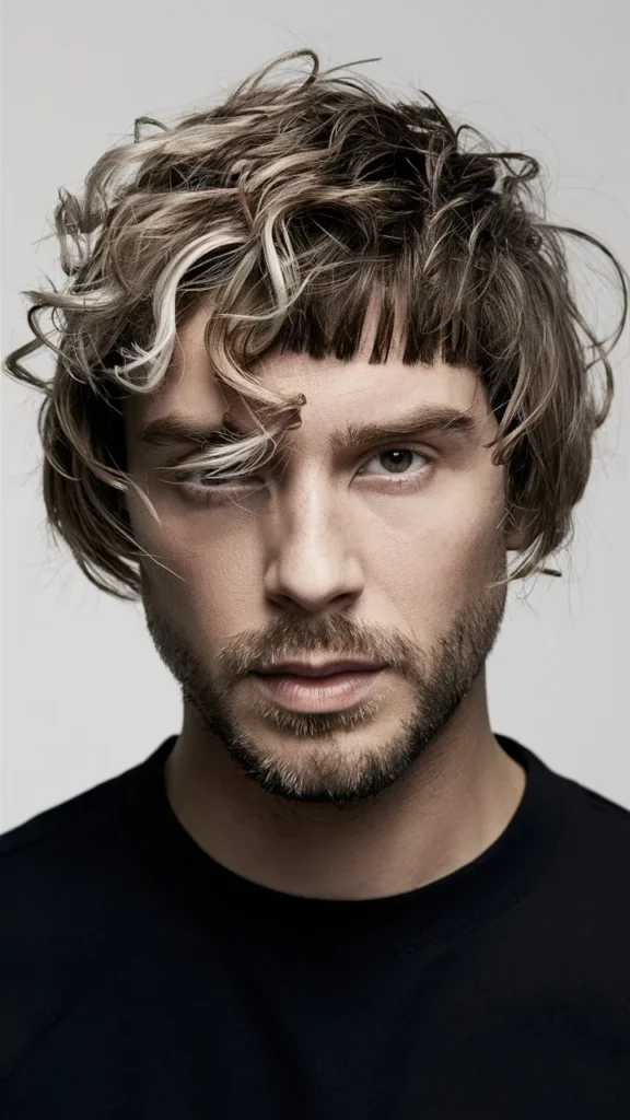 30+ Images of Short Curly Bob Hairstyles with Messy Curls and Wavy Hair for Men