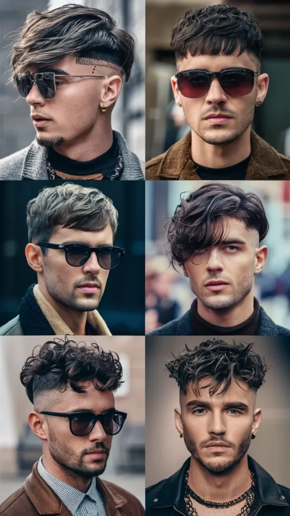 30+ Hairstyles for Men with Curly Hair, Short Wavy Bangs: Trendy Looks to Try